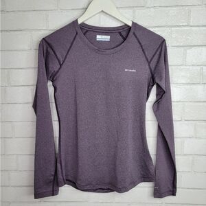 Columbia Purple Long Sleeve Active Tee